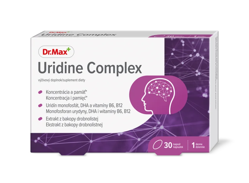Dr. Max Uridine Complex 1×30 cps, výživový doplnok