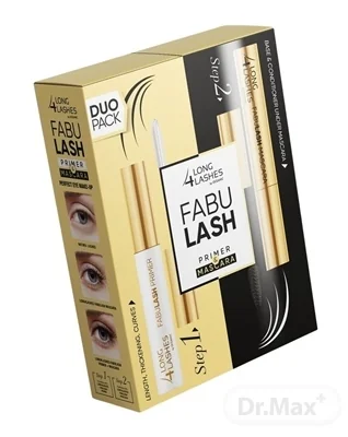LONG 4 LASHES FABULASH PRIMER & MASCARA 1×1 set, očný make-up