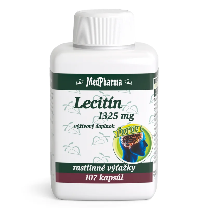MedPharma LECITÍN Forte 1325 mg 1×107 cps, výživový doplnok