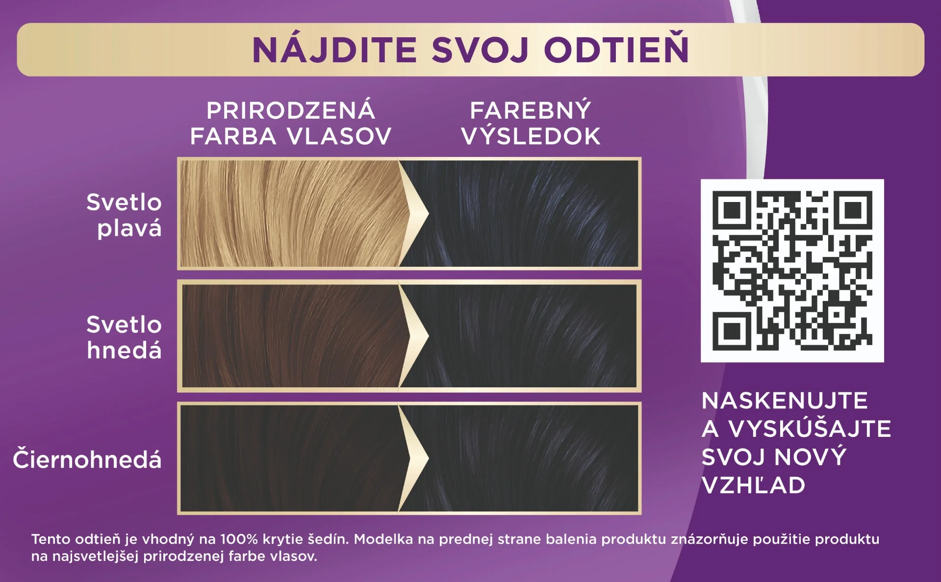 Palette Intensive Color Creme 1-1 Modročierny 1×1 ks, farba na vlasy