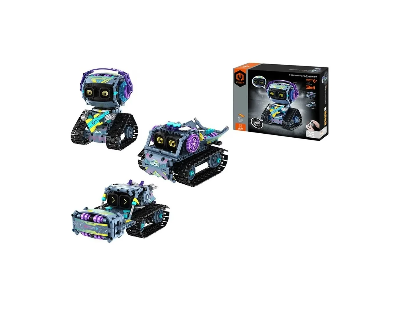 Stavebnica iM.Master Robot s gitarou 3v1 RC 433 dielikov