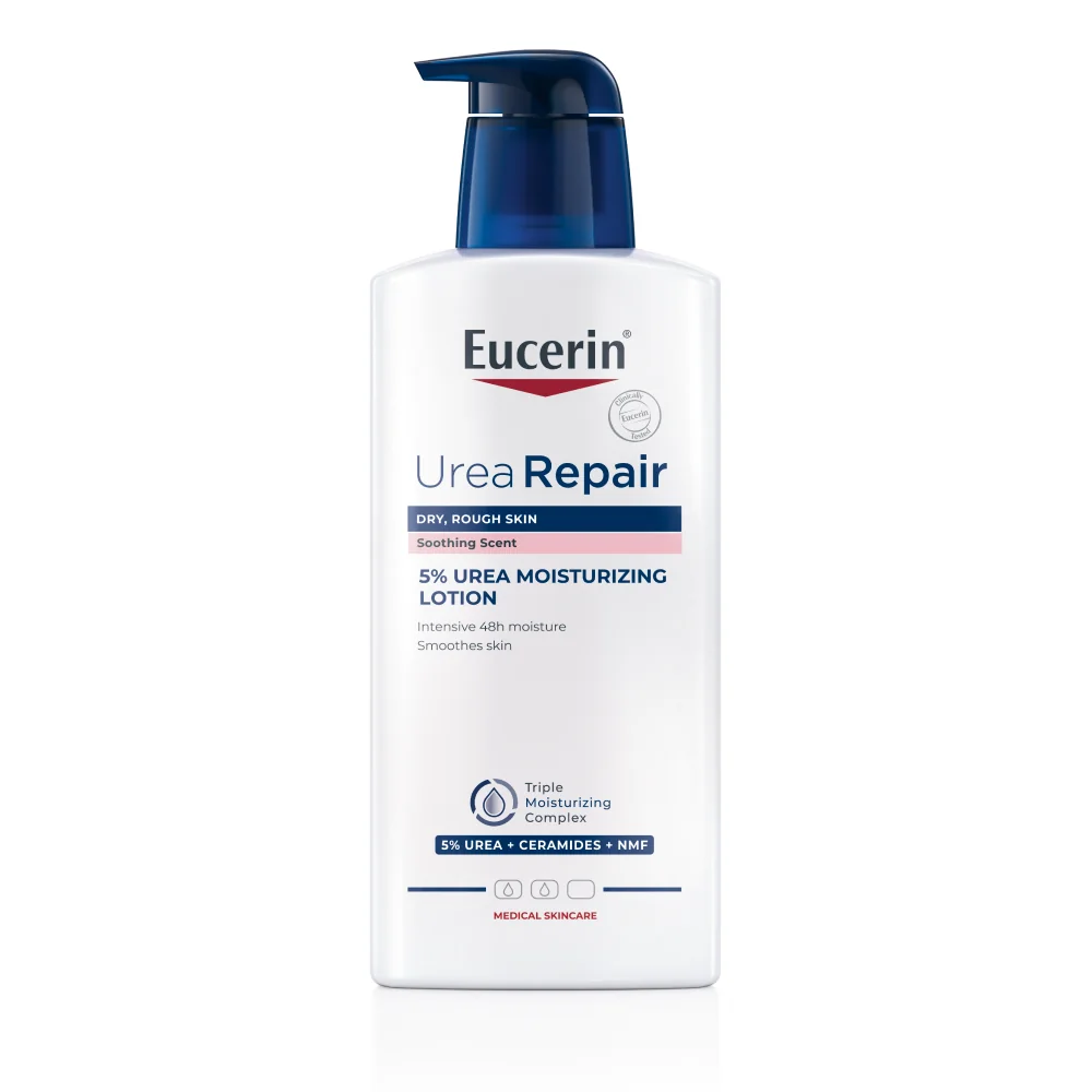 Eucerin UreaRepair Telové mlieko 5 % urea s jemnou parfumáciou, 400 ml 1×400 ml, telové mlieko