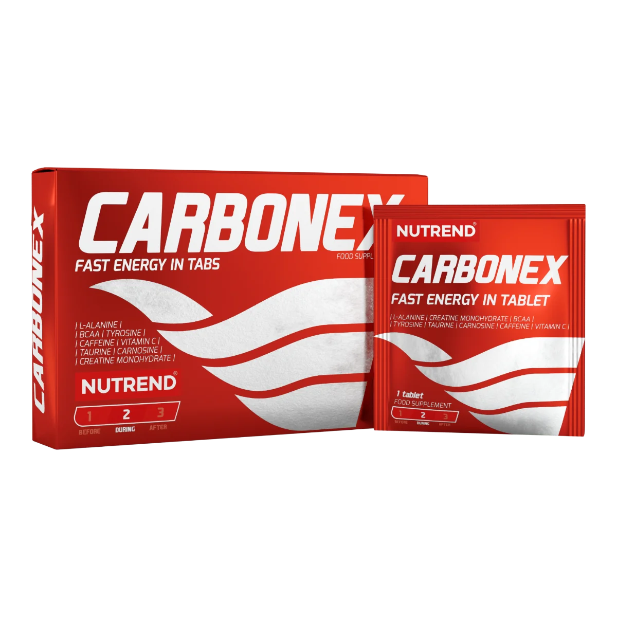 Carbonex 1×12 tbl, energetické tablety