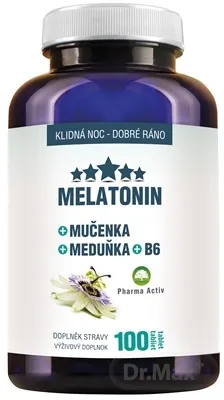 Pharma Activ MELATONÍN + Mučenka + Meduňka + B6