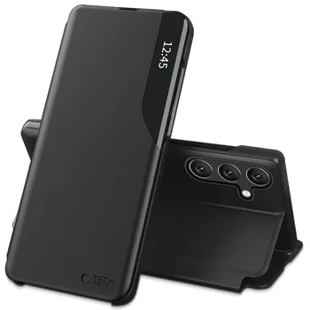 Tech-Protect Smart View knižkové puzdro na Samsung Galaxy A37 5G, čierne ne