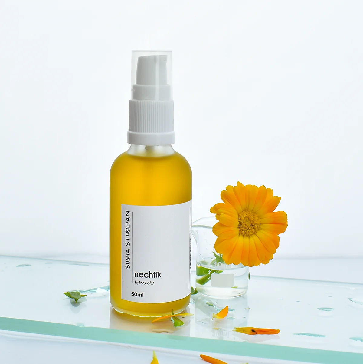 NECHTÍK, bylinný olej - 50ml, olejový macerát, slovenský výrobok