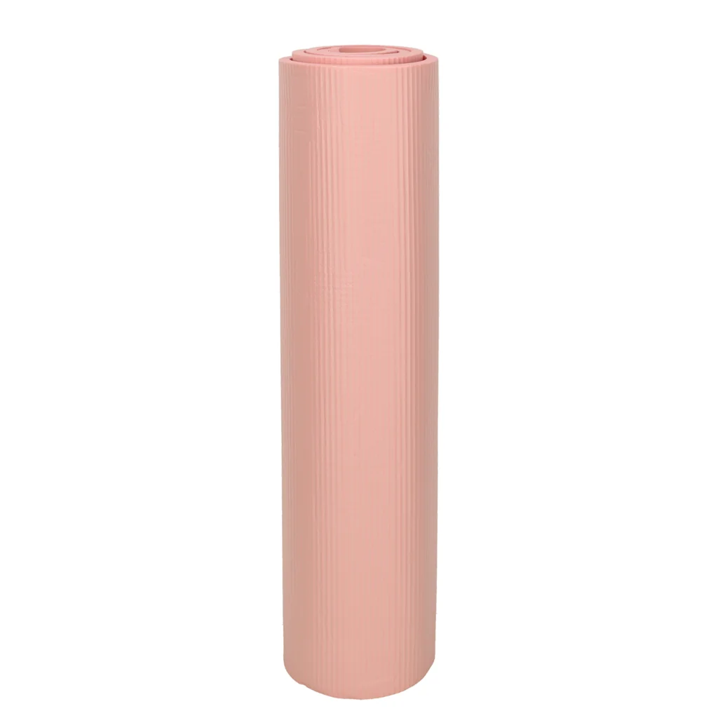 Hrubá joga podložka 185×83×1,5 cm – ružová + popruhy, obal