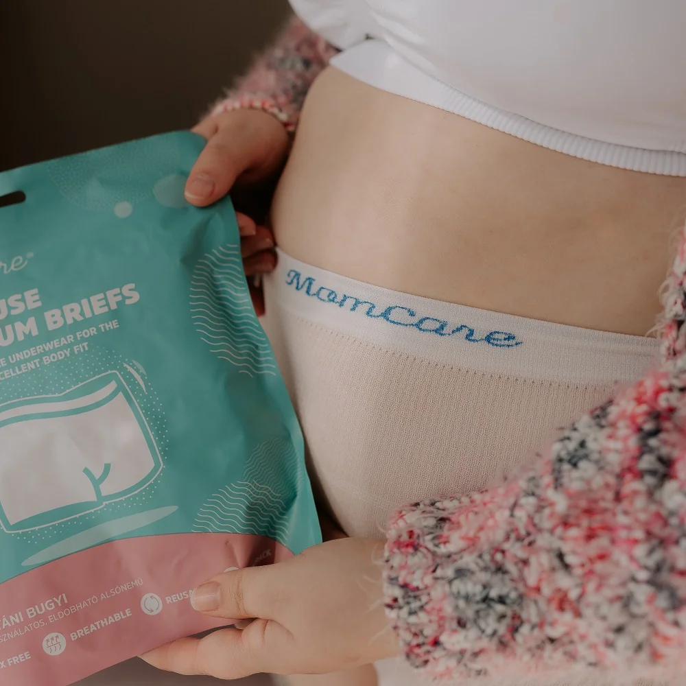 MOMCARE POPORODNE NOHAVICKY VIACNASOBNE POUZITIE 2XL 4KS 1 ks
