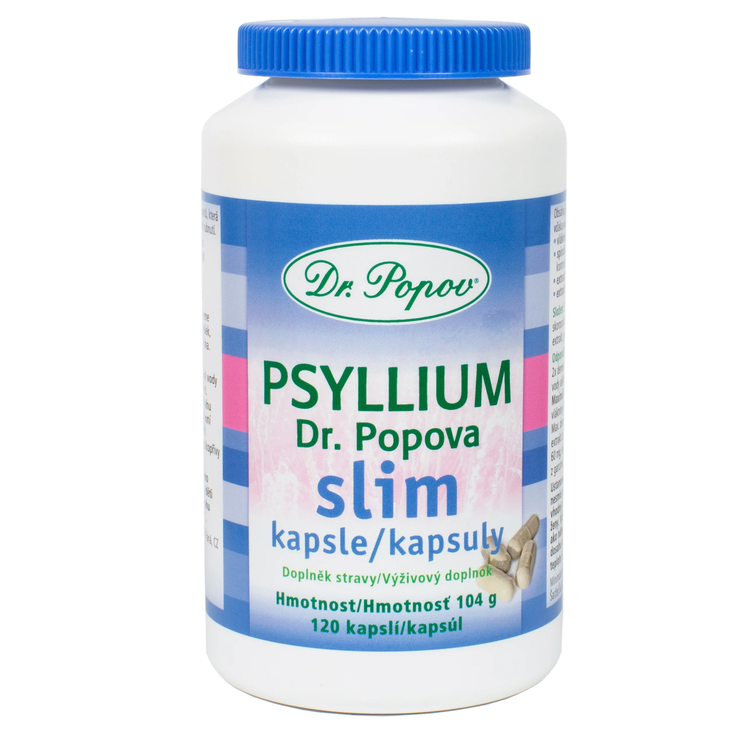 Dr. Popov Psyllium SLIM 120 cps