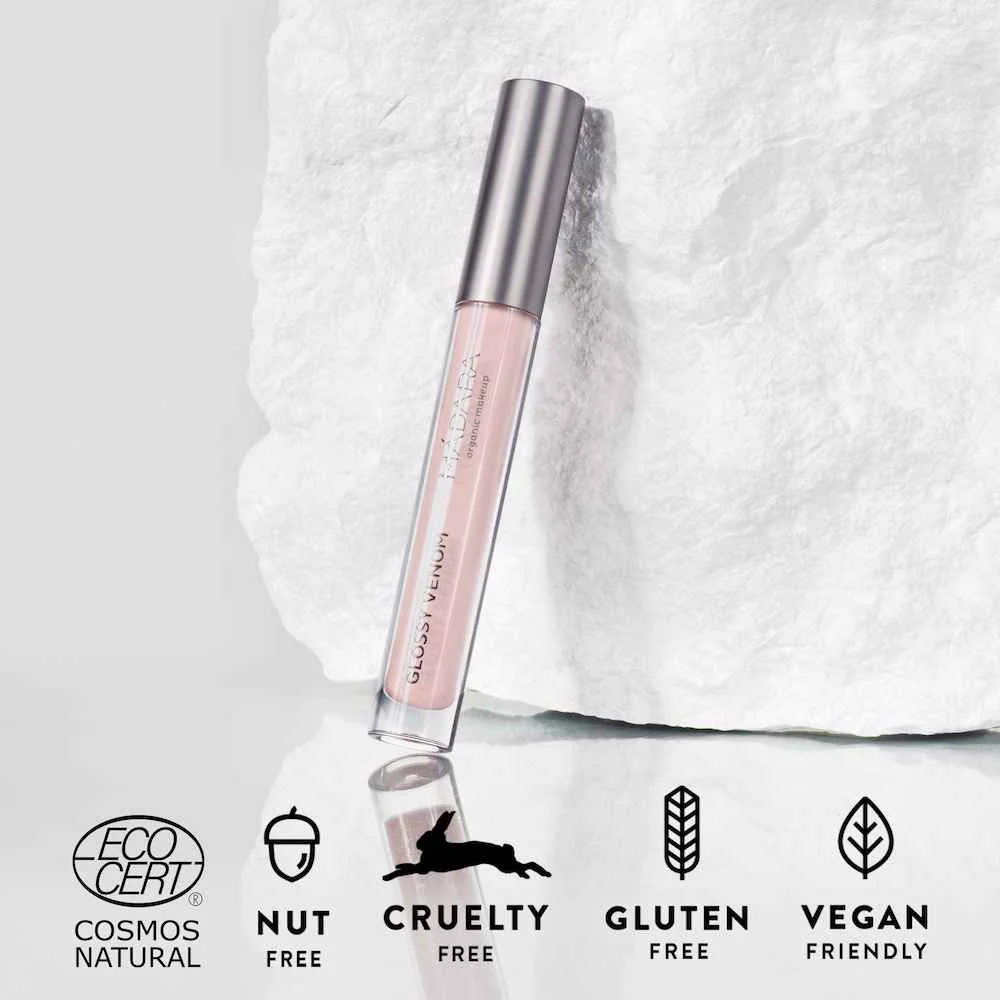 MÁDARA GLOSSY VENOM Hydratačný lesk na pery Hi-shine 1×4 ml, hydratačný lesk na pery