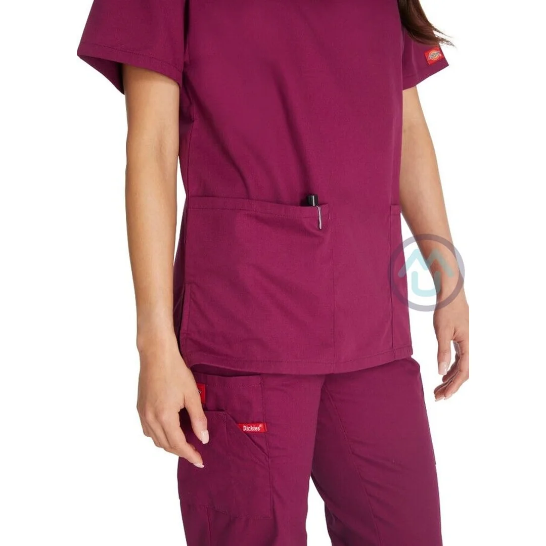 Dámska blúza Dickies - vínová 2XL