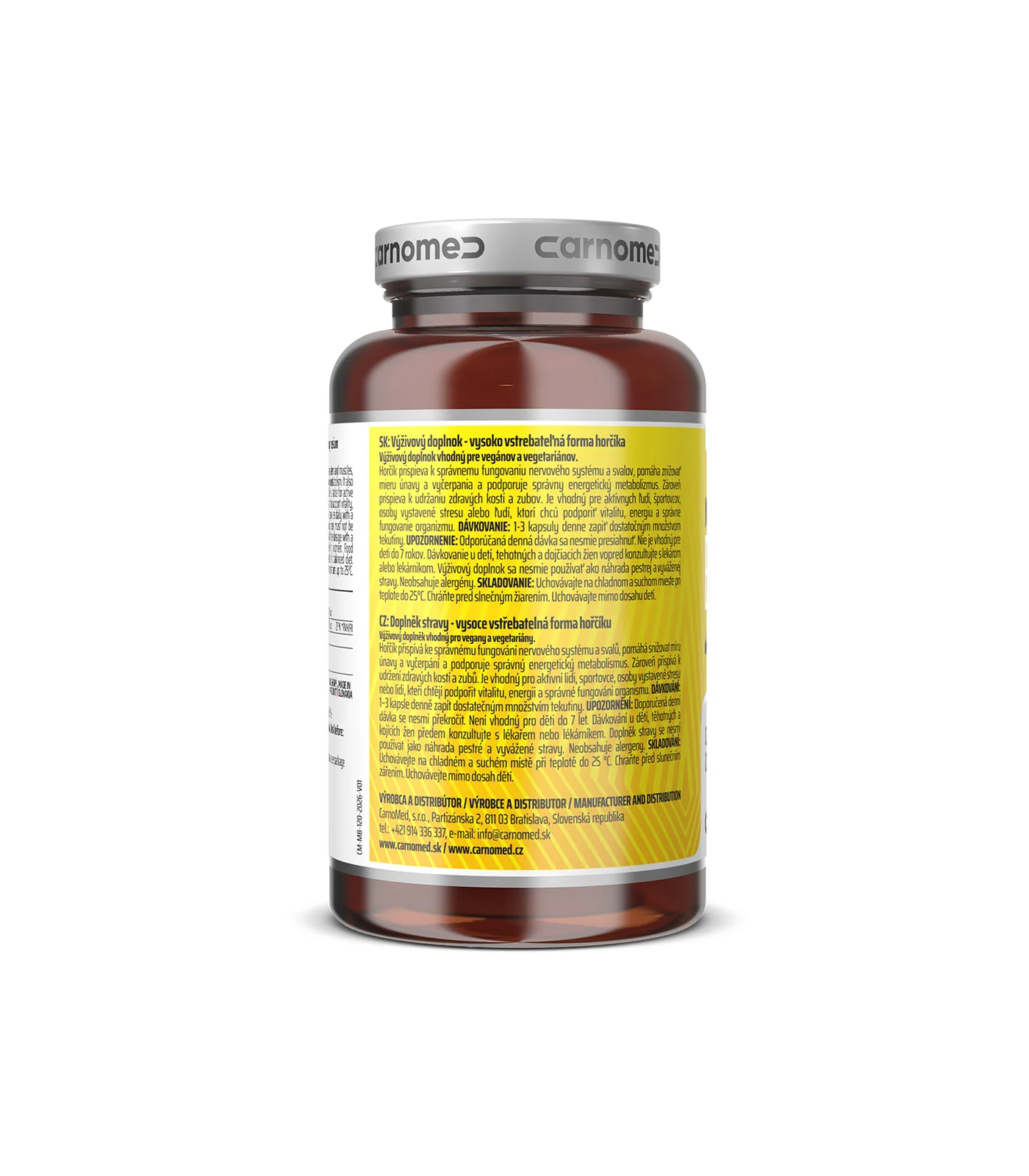 Carnomed Magnesium bisglycinate 500 mg 120 cps