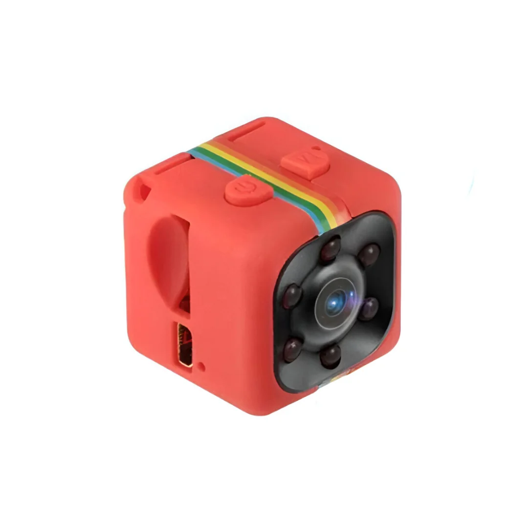 Eveon Qube X11 mini webkamera Full HD 1080P, červená