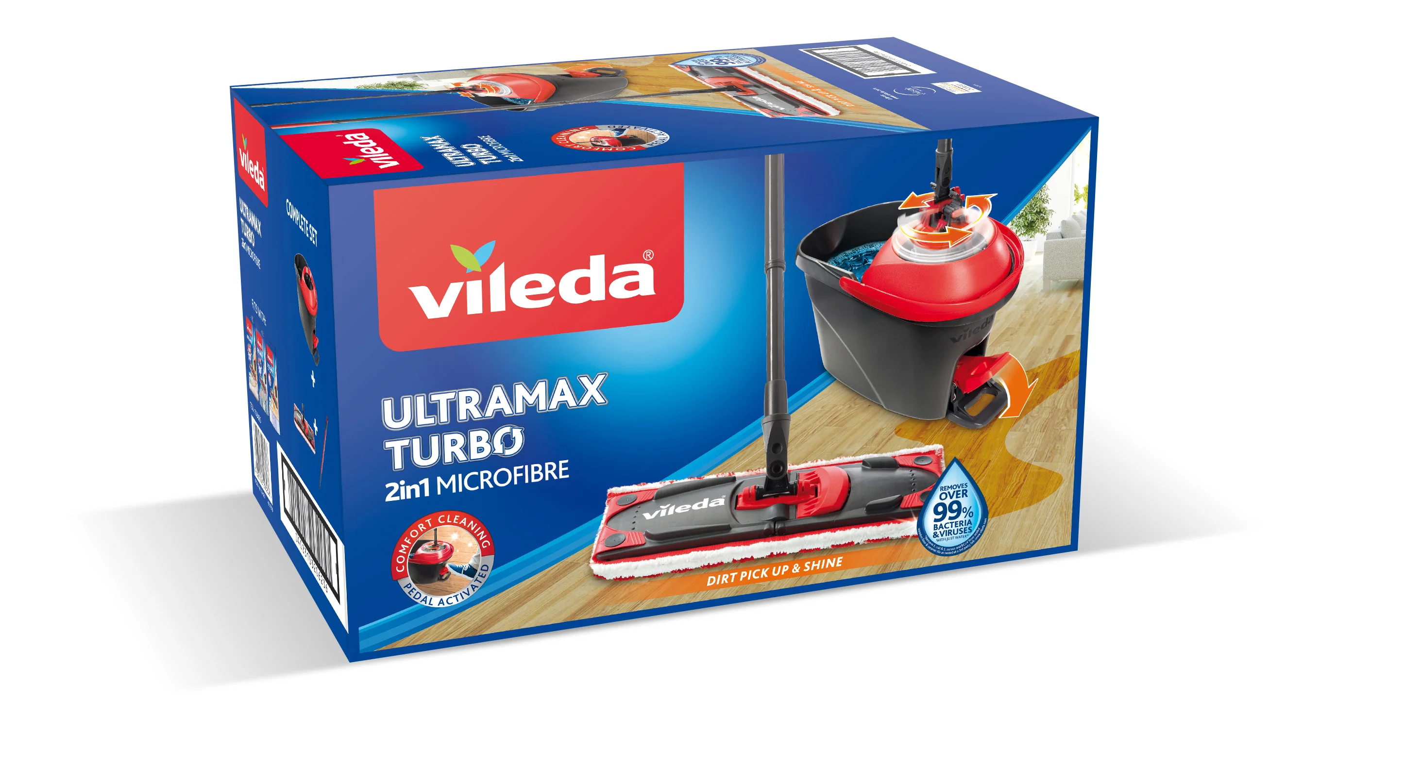 Vileda Ultramax TURBO 1×1 ks, mop s vedrom