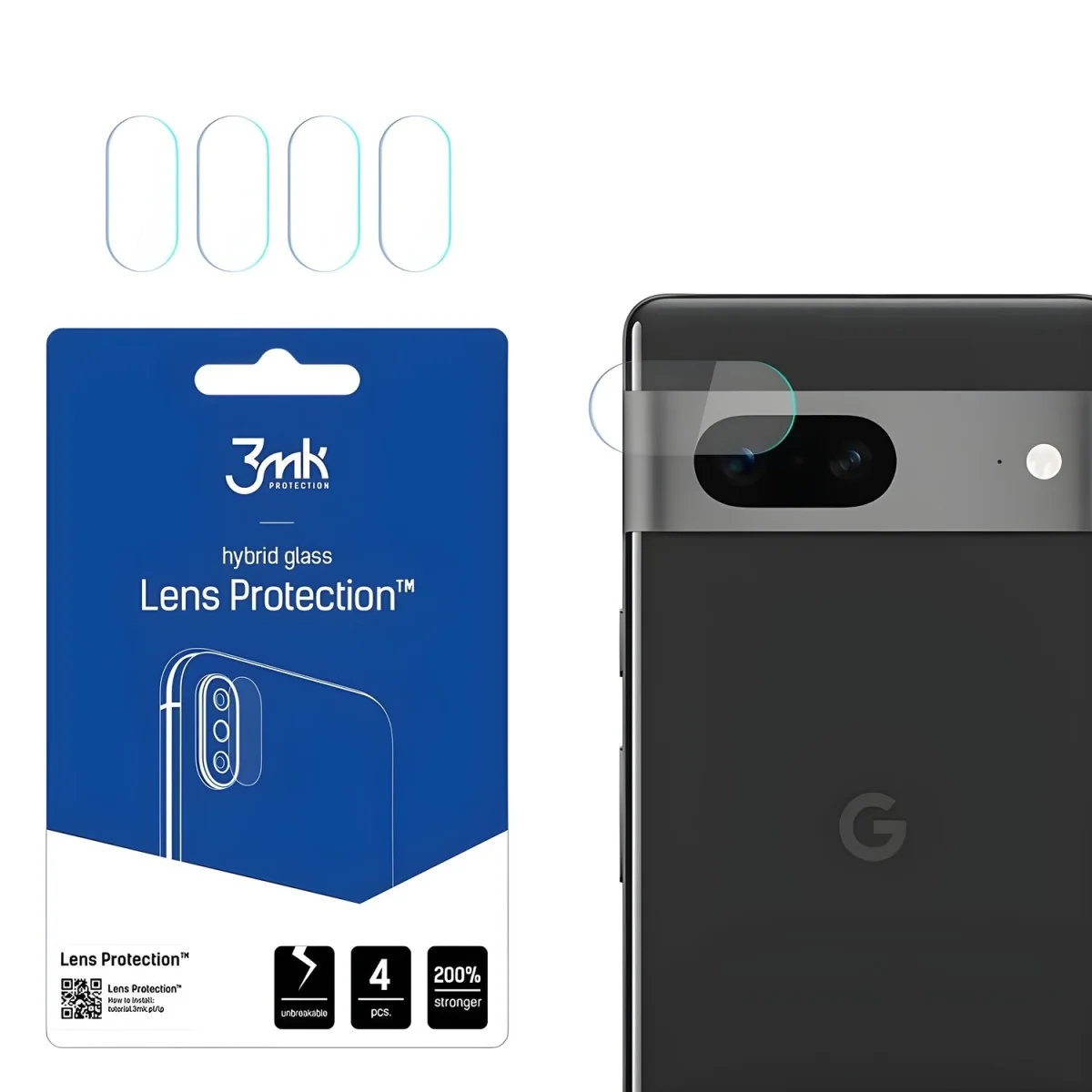 Sklo na kameru pre Google Pixel 7