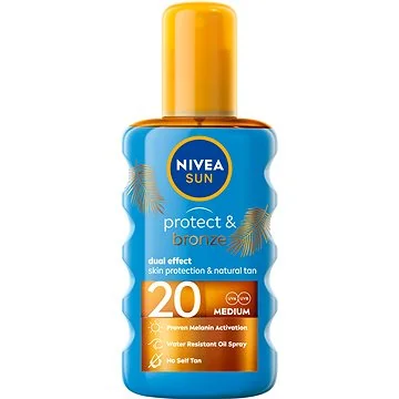 Sun Protect & Bronze Olej sprej podporujúci opálenie OF20 200 ml