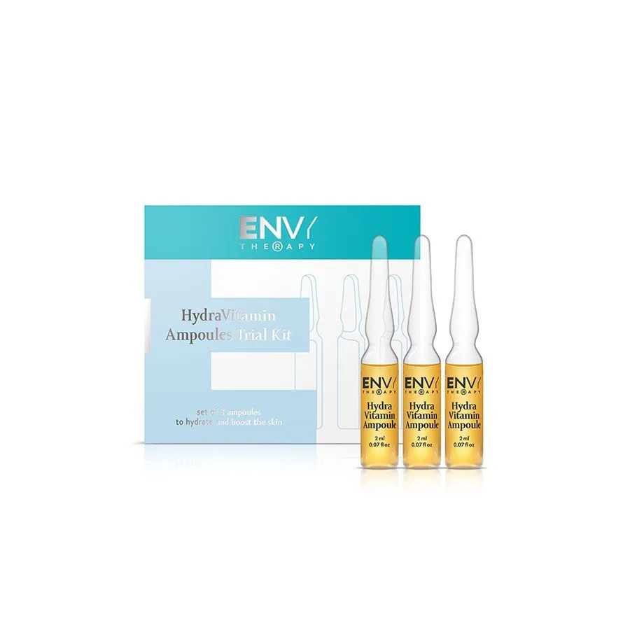 ENVY Therapy® Hydravitamin Ampoules Trial Kit 3×2 ml, ampulky na intenzívnu hydratačno-vitamínovú starostlivosť