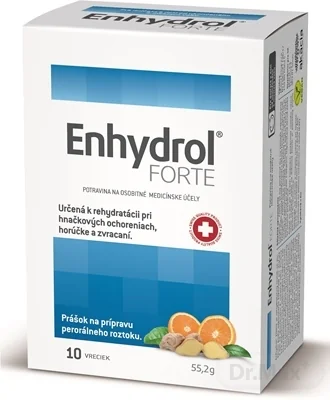 Enhydrol FORTE 1×10 ks, prášok vo vrecúškach