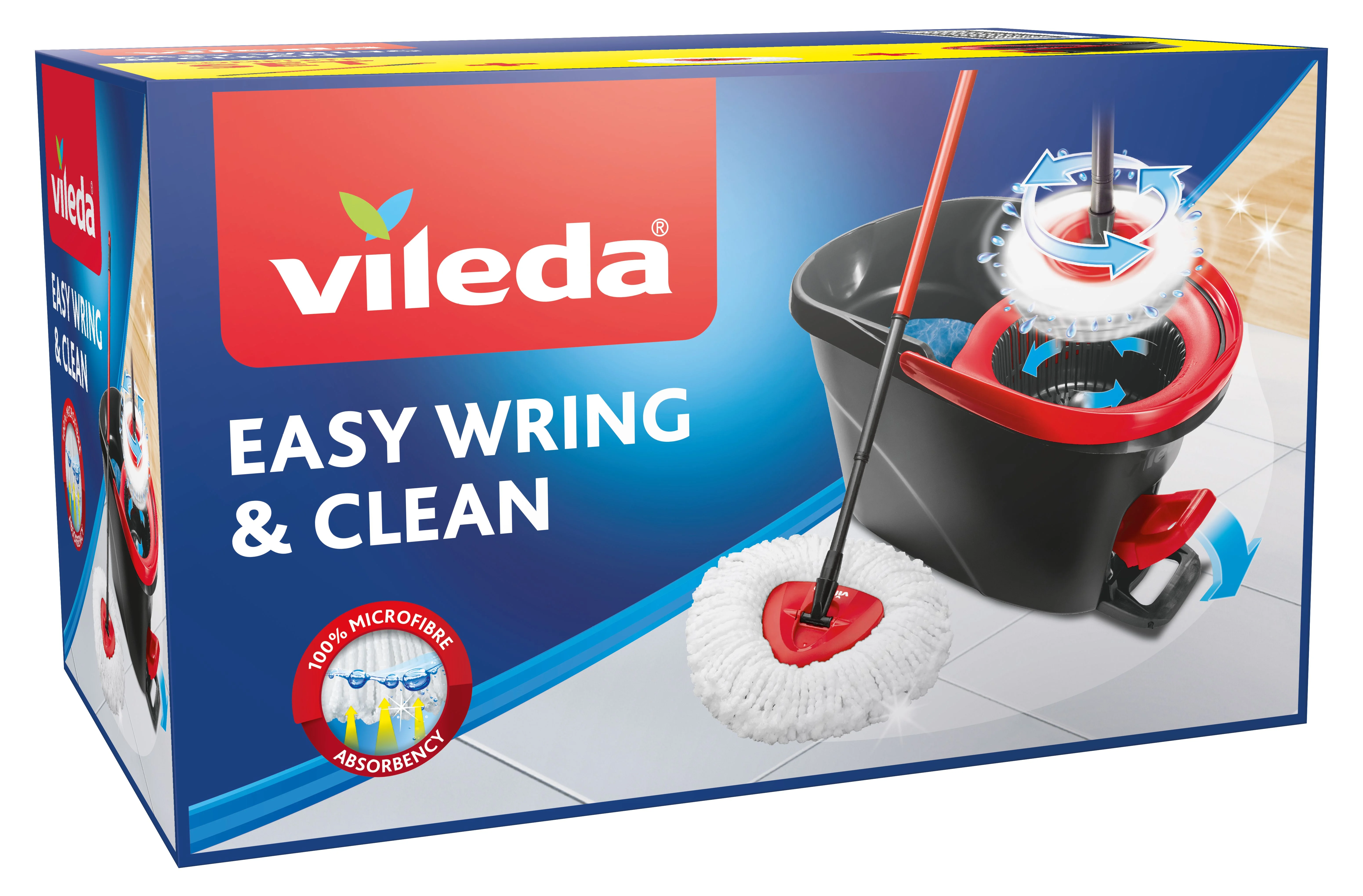 Vileda Easy Wring And Clean 1×1 ks, mop s vedrom