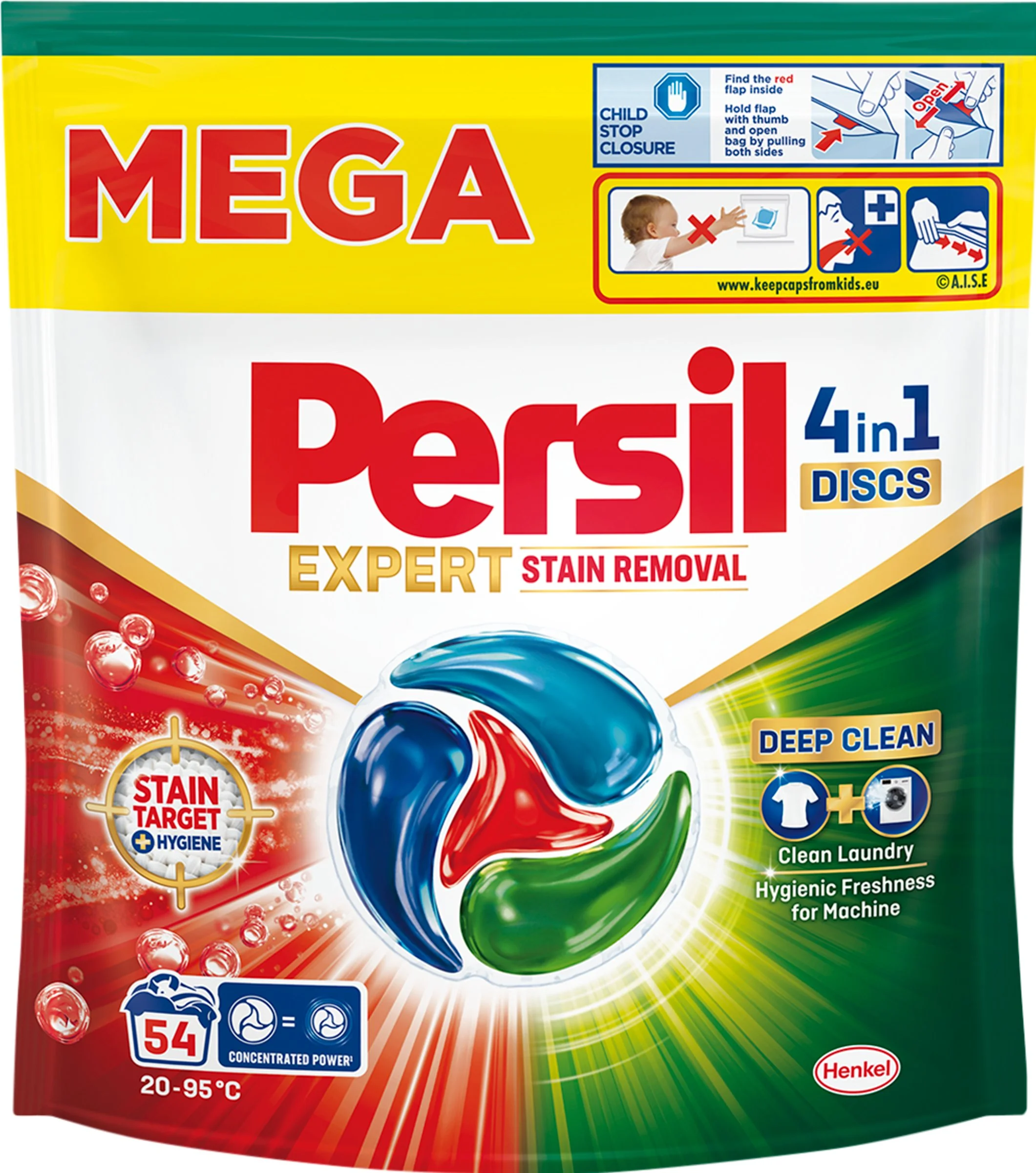 Persil hlboko čistiace kapsule- 4in1 Expert Stain Removal 54 ks