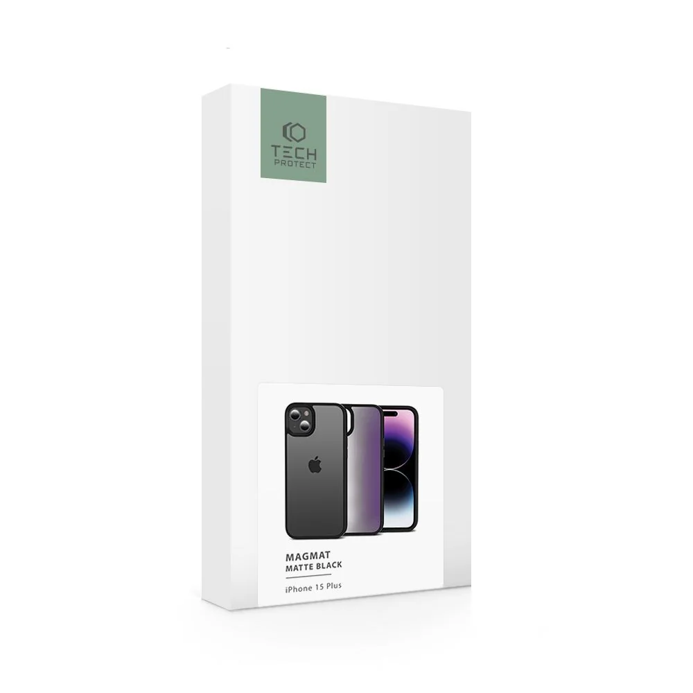 Tech-Protect Magmat kryt na iPhone 15 Plus, čierny