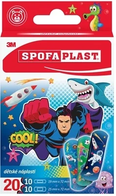 3M SPOFAPLAST č.118 Detské náplasti 1×20 ks, náplasti