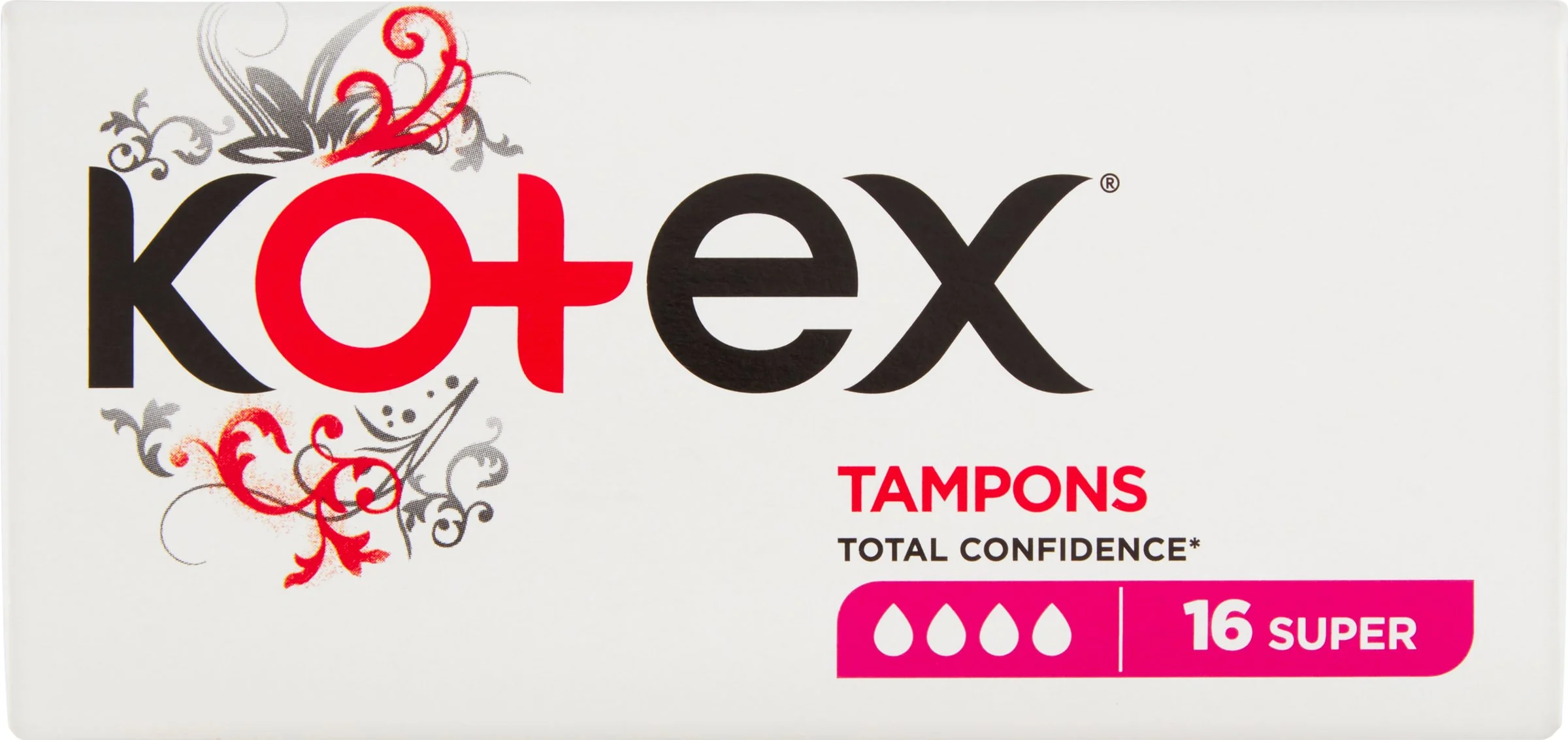 KOTEX tampóny Super 16 ks 1×16 ks, dámske tampóny
