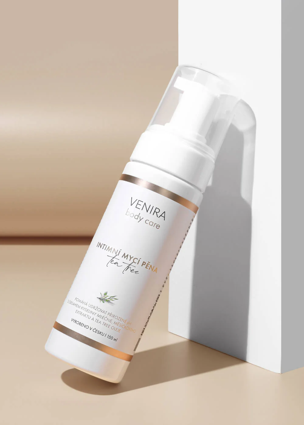 VENIRA Intímna umývacia pena Tea Tree 1×150 ml, intímna umývacia pena