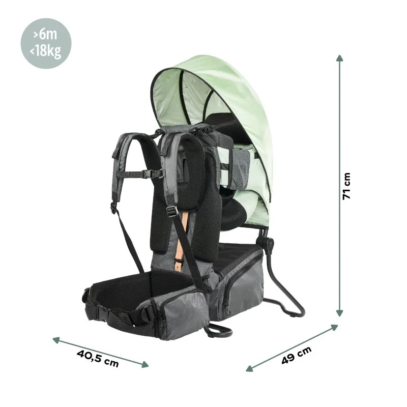 Babymoov krosna na dieťa Moov & Hike Sage Green