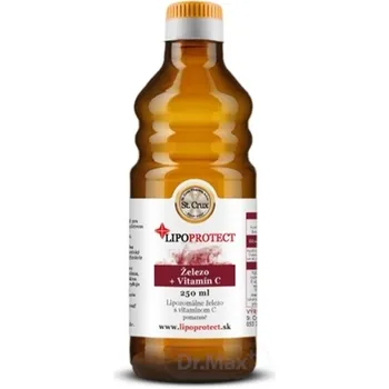 Železo + Vitamín C LIPOPROTECT - St. CRUX 1×250 ml, výživový doplnok