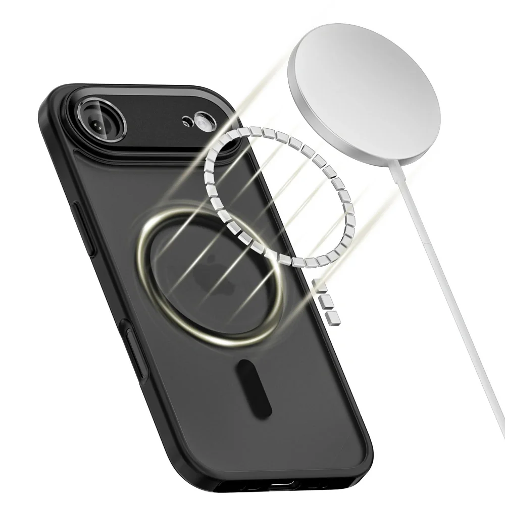 Tech-Protect MagCam MagSafe kryt na iPhone 17 Air, čierny