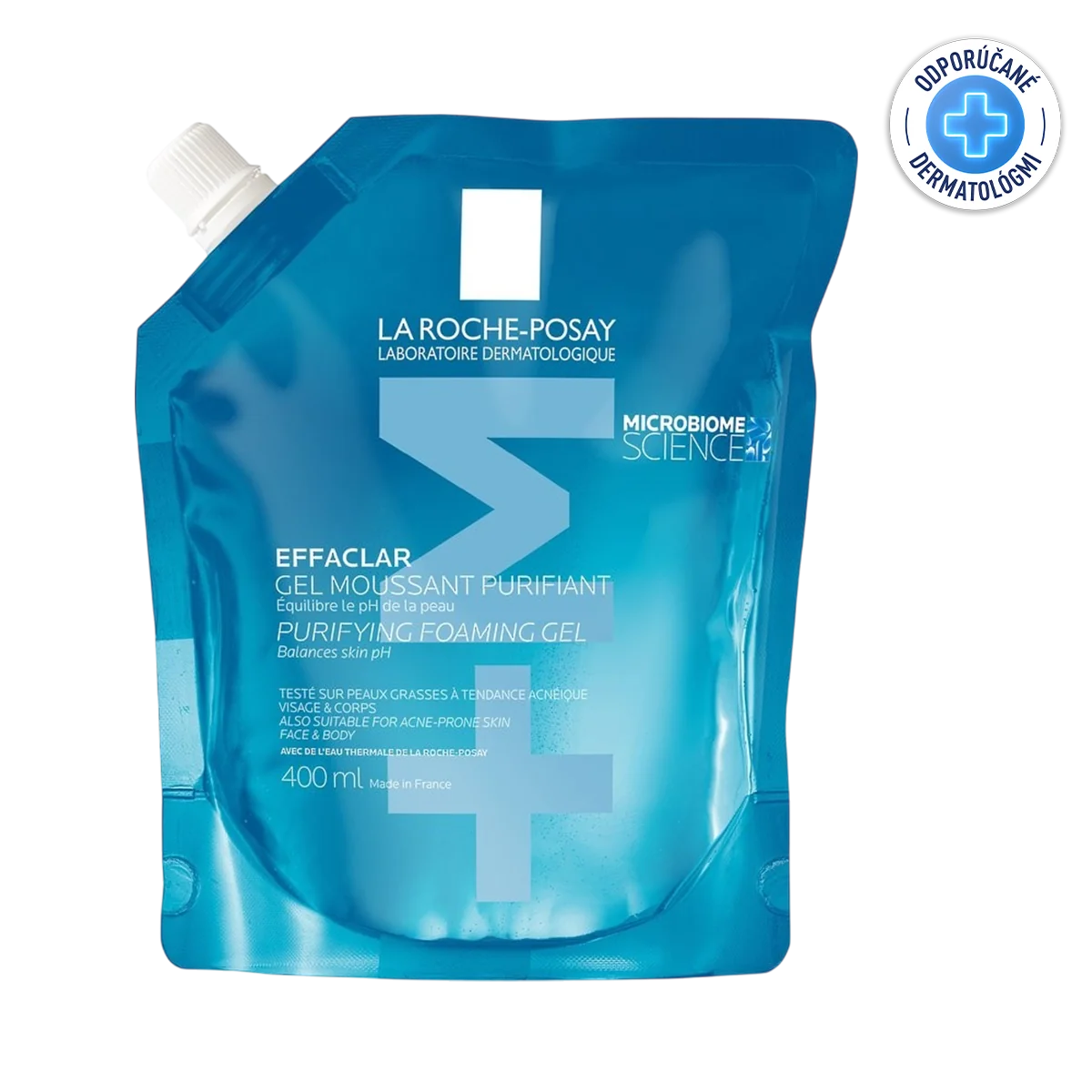 LA ROCHE-POSAY Effaclar čisticí pěnící gel - NÁPLŇ 400 ml