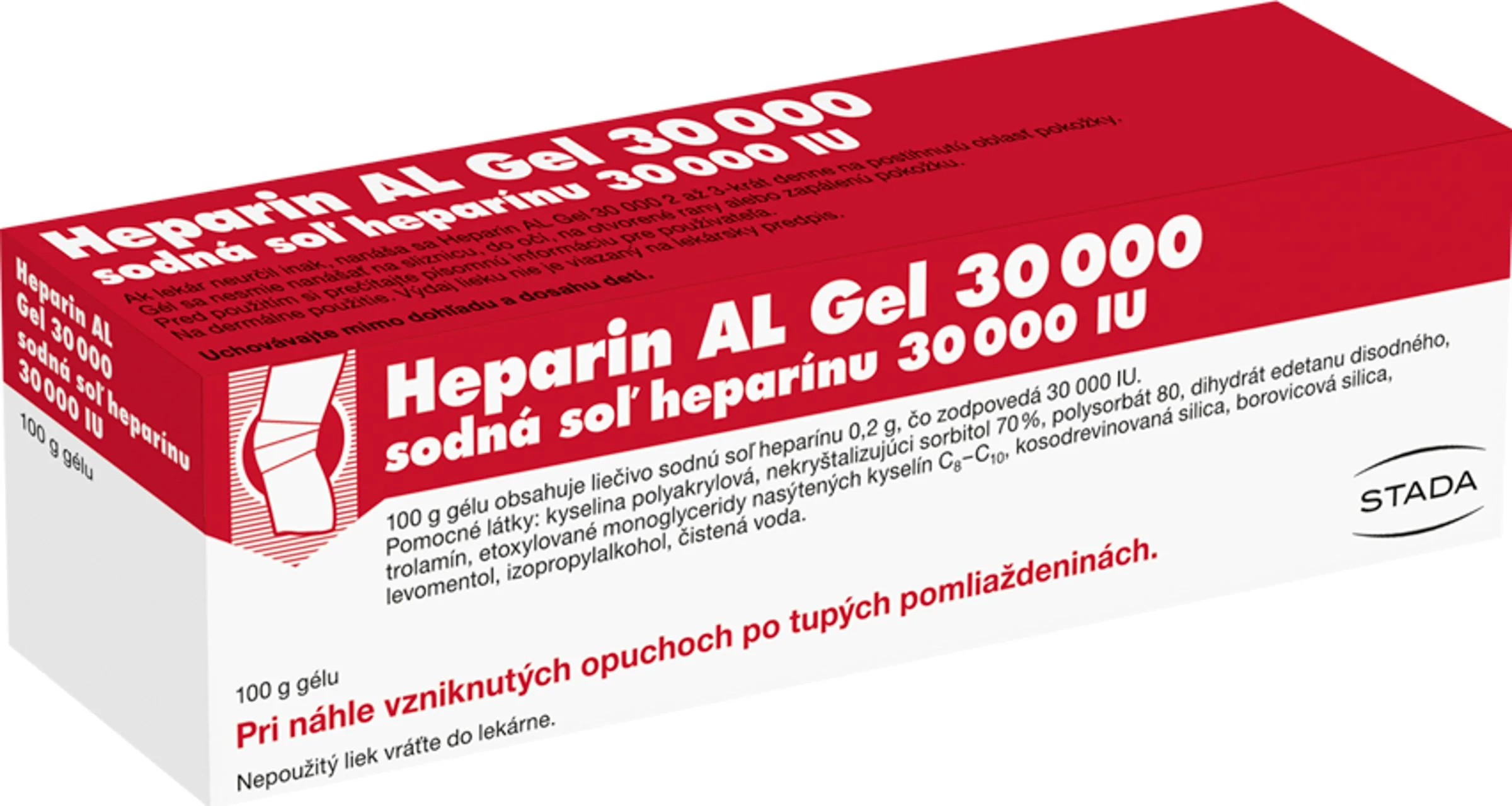 Heparin AL Gel 30 000 1×100 g, gél v tube