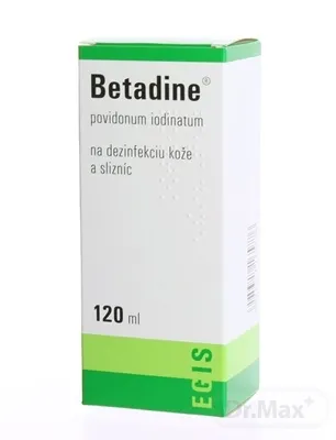 Betadine dezinfekčný roztok 100 mg/ml