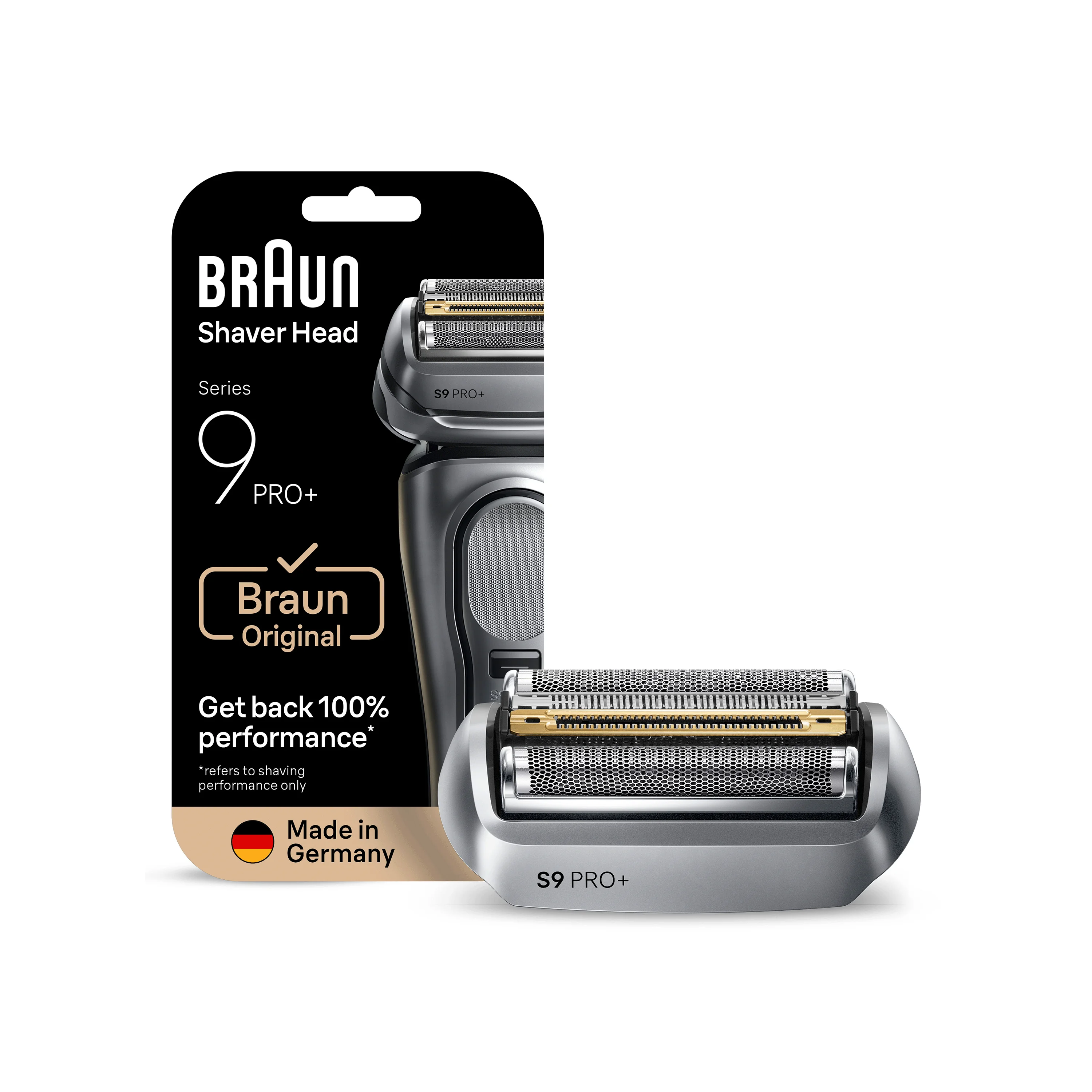 Braun 96M náhradná hlavica pre elektrický holiaci strojček Series 9 PRO+, strieborná 1 set