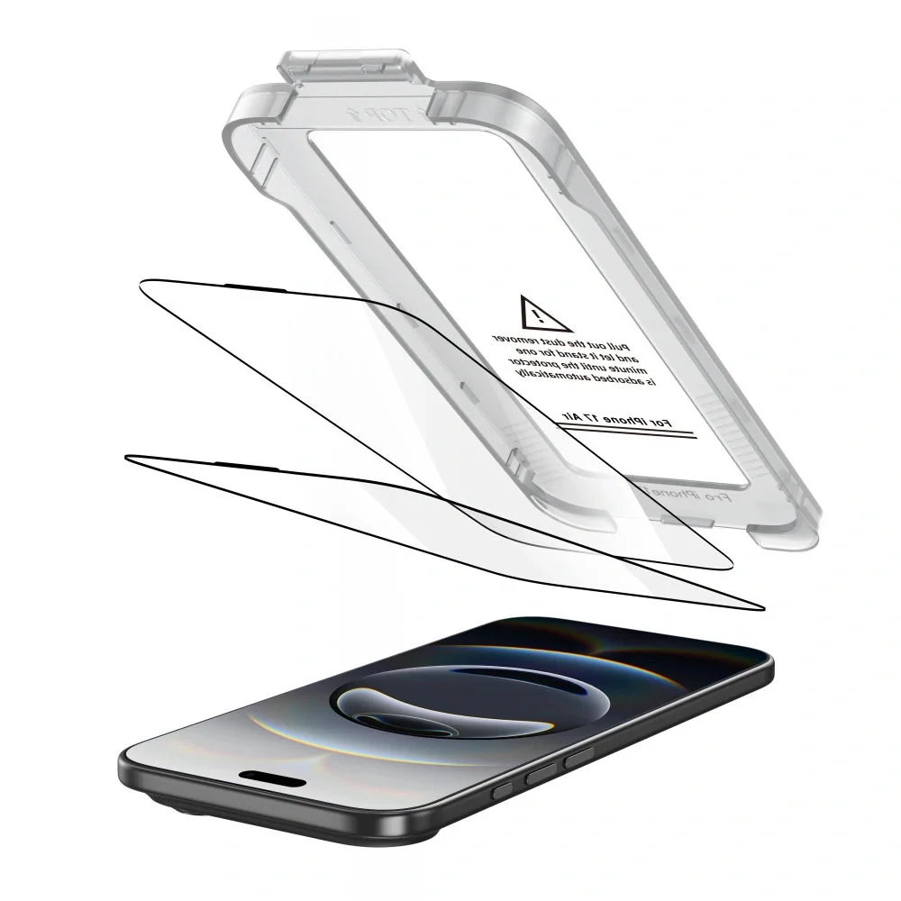 Tech-Protect Quick Set 2x ochranné sklo na iPhone 17 Air, čierne