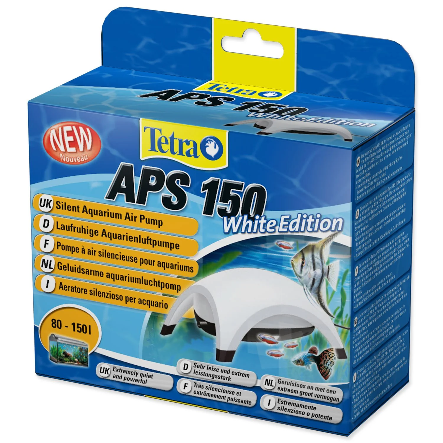 Kompresor Tetra APS biely 150, 150l/hx3,1W