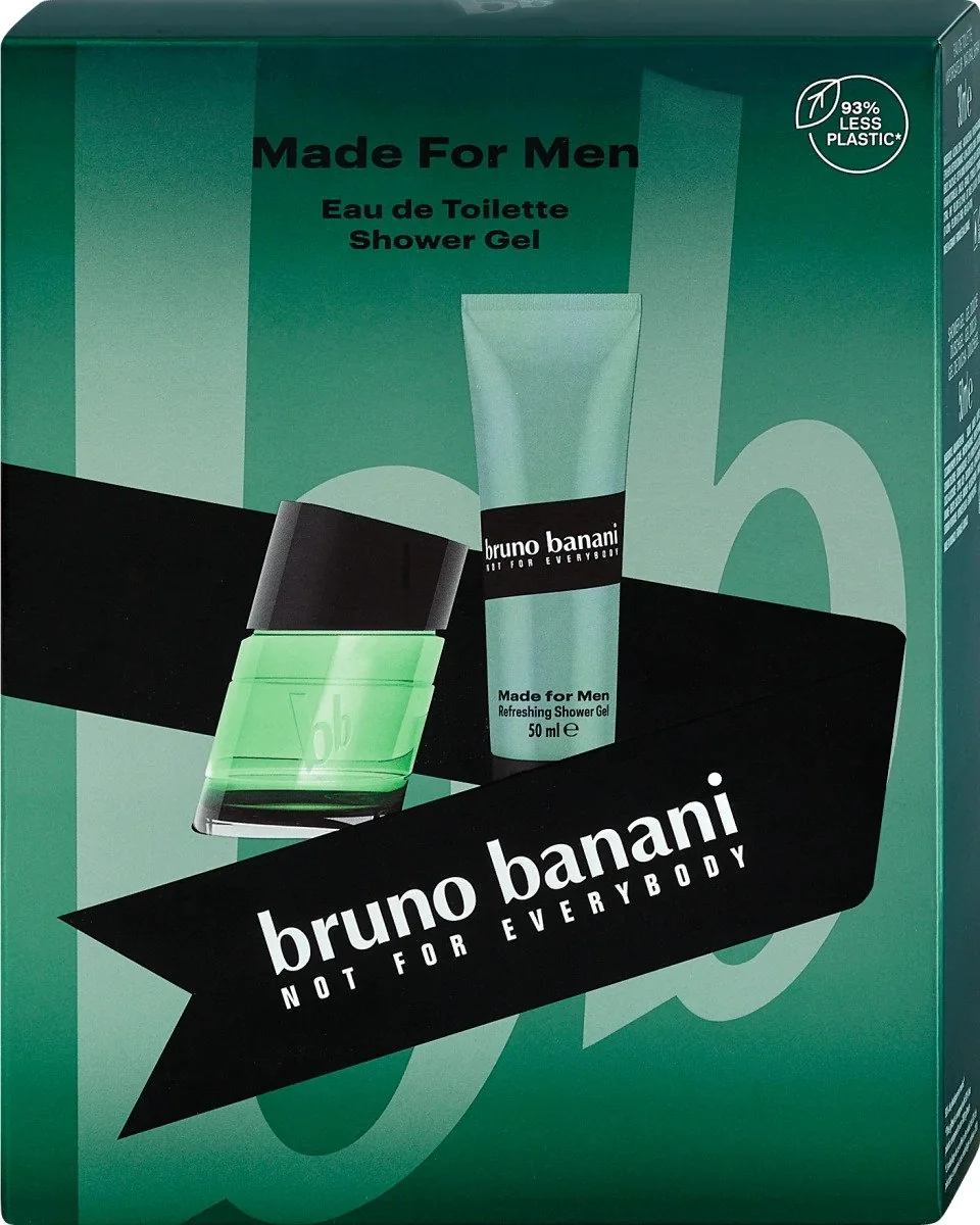 BRUNO BANANI MADE FM toaletná voda 30ML + sprchový gél 50ML 1×1ks, pánska kozmetická sada