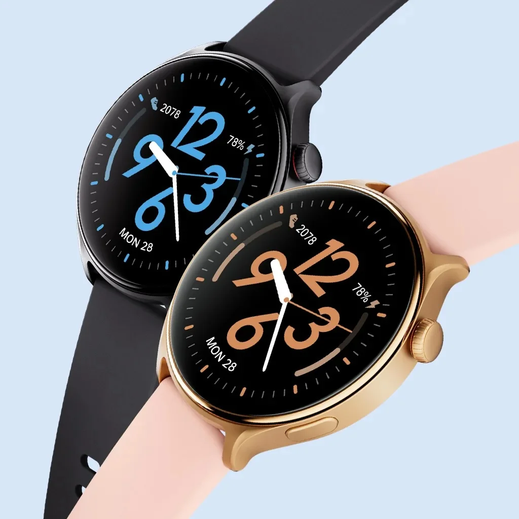 NEOGO Watch GTR2 smart hodinky, hnedé