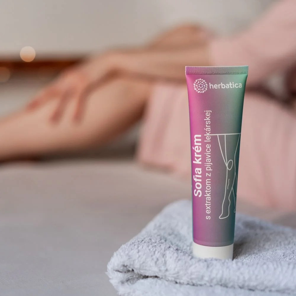Zvýhodnené dvojbalenie: 2 x Sofia krém na kŕčové žily s extraktom z pijavice lekárskej - 150 ml - Herbatica