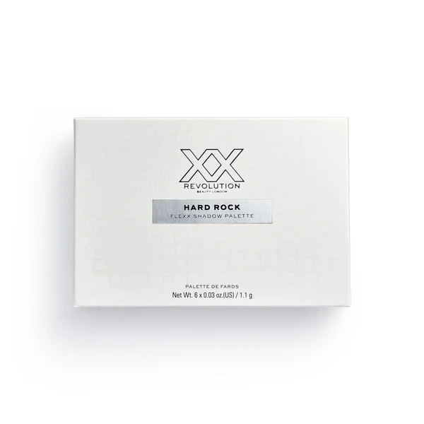 Revolution, Flexx Palette Hard Rock, paletka očných tieňov 1×6,60 g, paletka očných tieňov
