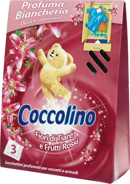 Coccolino Frutti Rossi vôňa do skrine