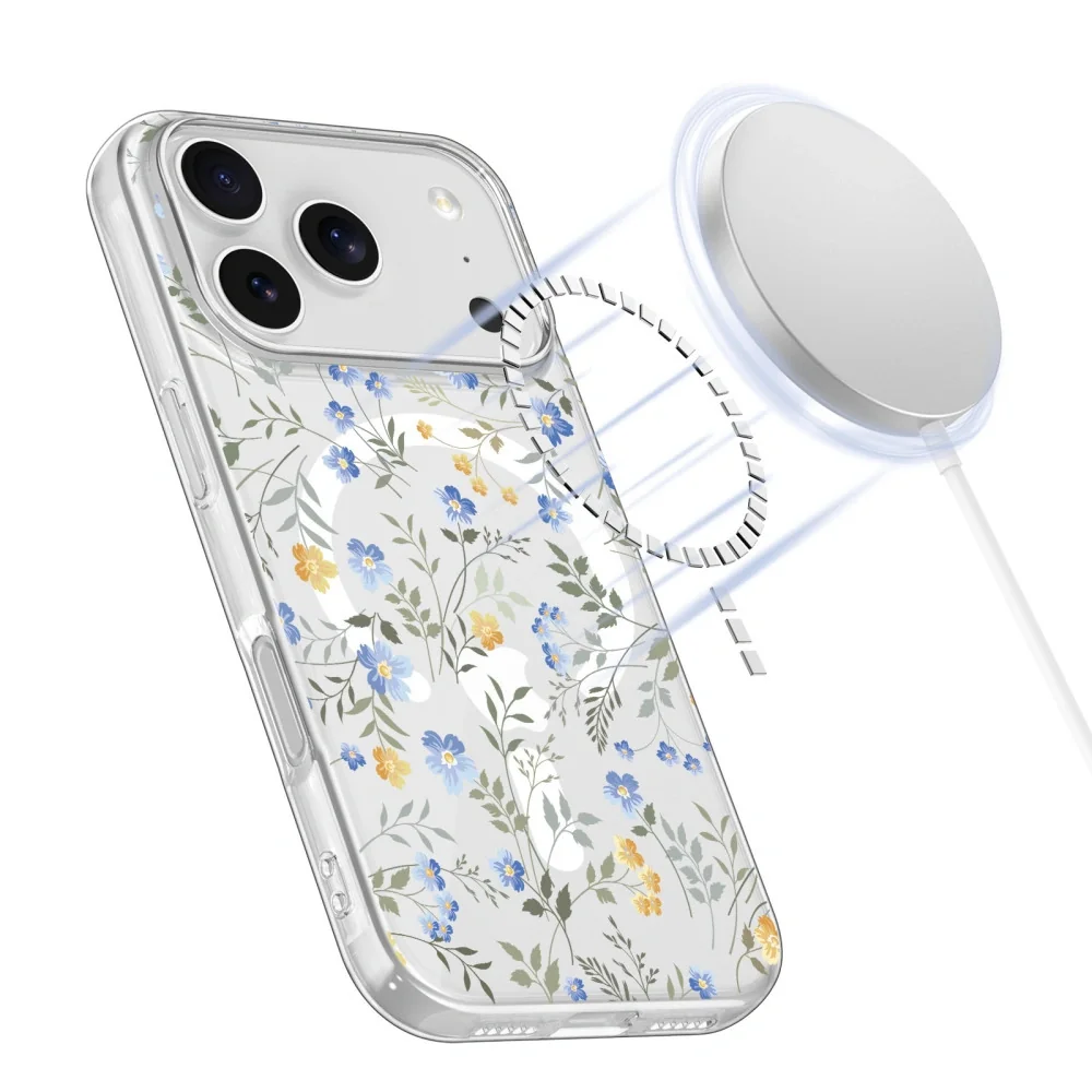 Tech-Protect FlexAir MagSafe kryt na iPhone 17 Pro, spring flowers