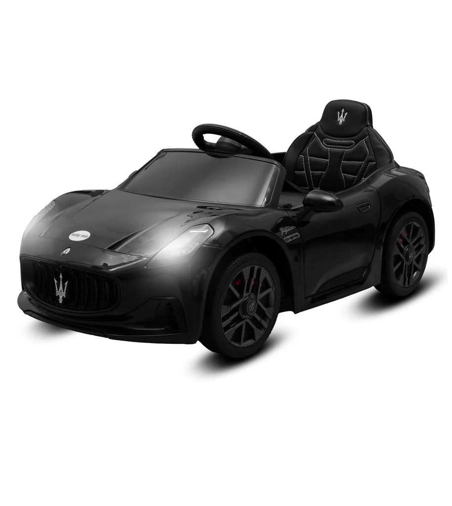 Elektrické autíčko Maserati GranTurismo Baby Mix čierne