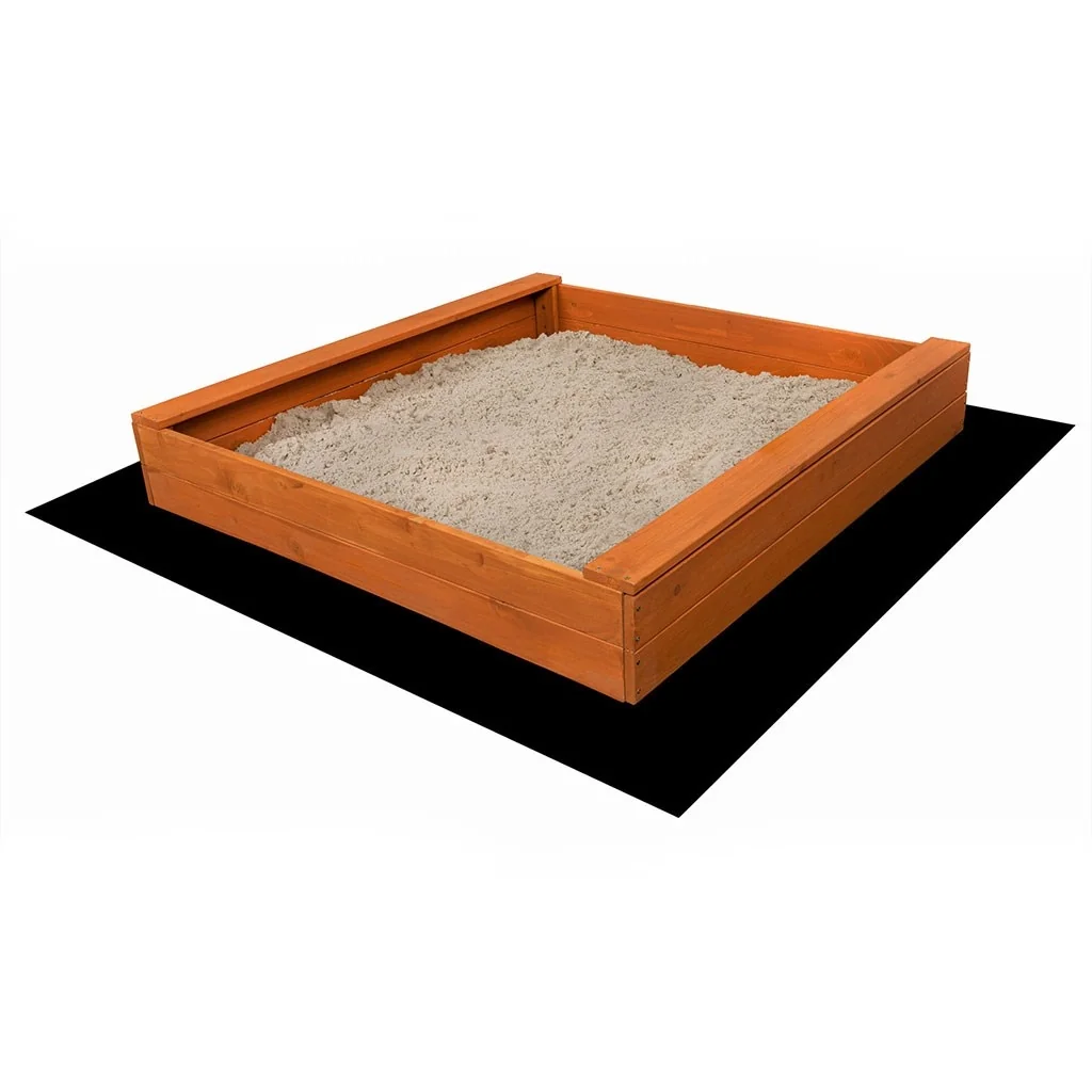 Detské drevené pieskovisko s lavičkami Baby Mix 120x120 cm ,