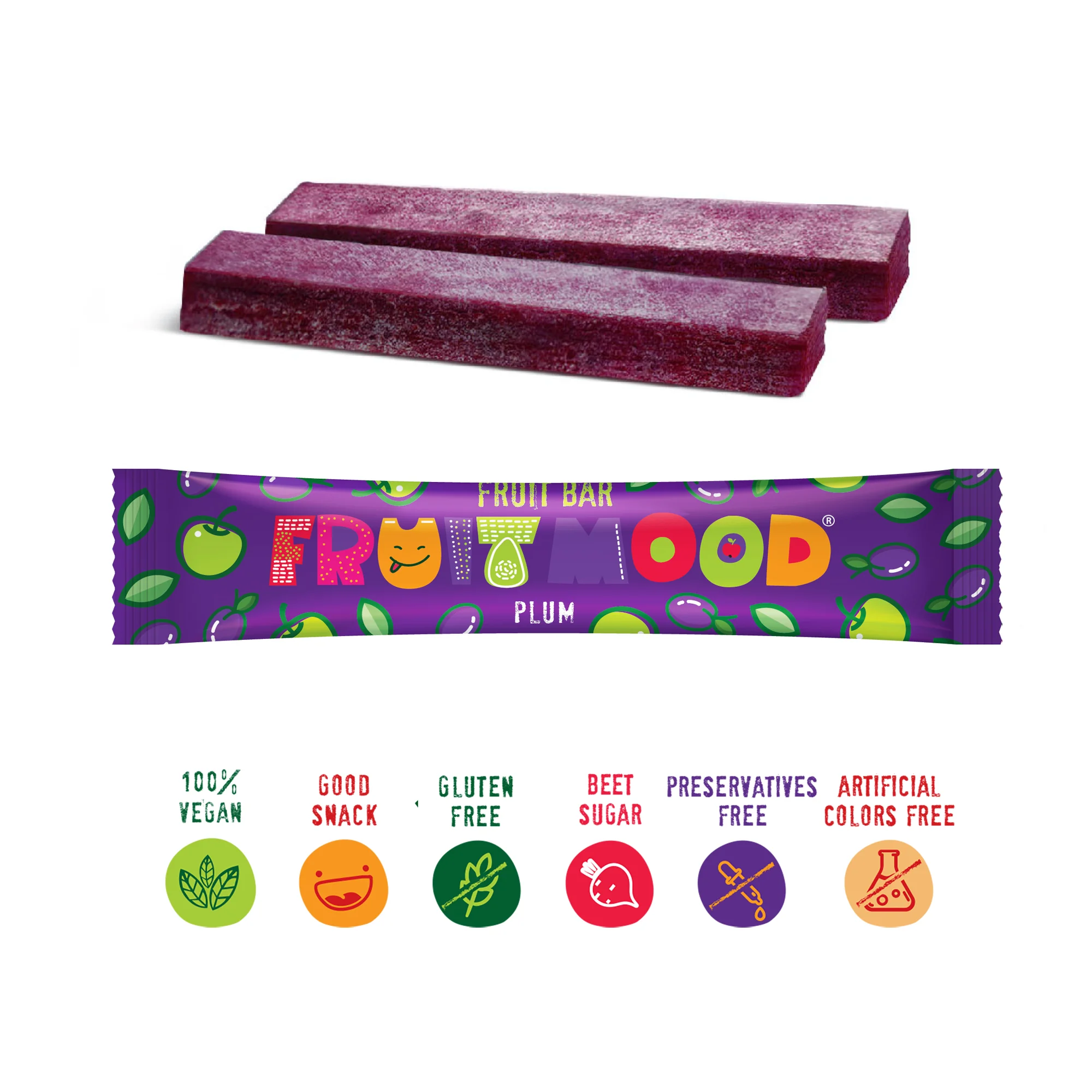 Sergio Ovocná tyčinka Fruit Mood Slivka 1×20 g, ovocná tyčinka