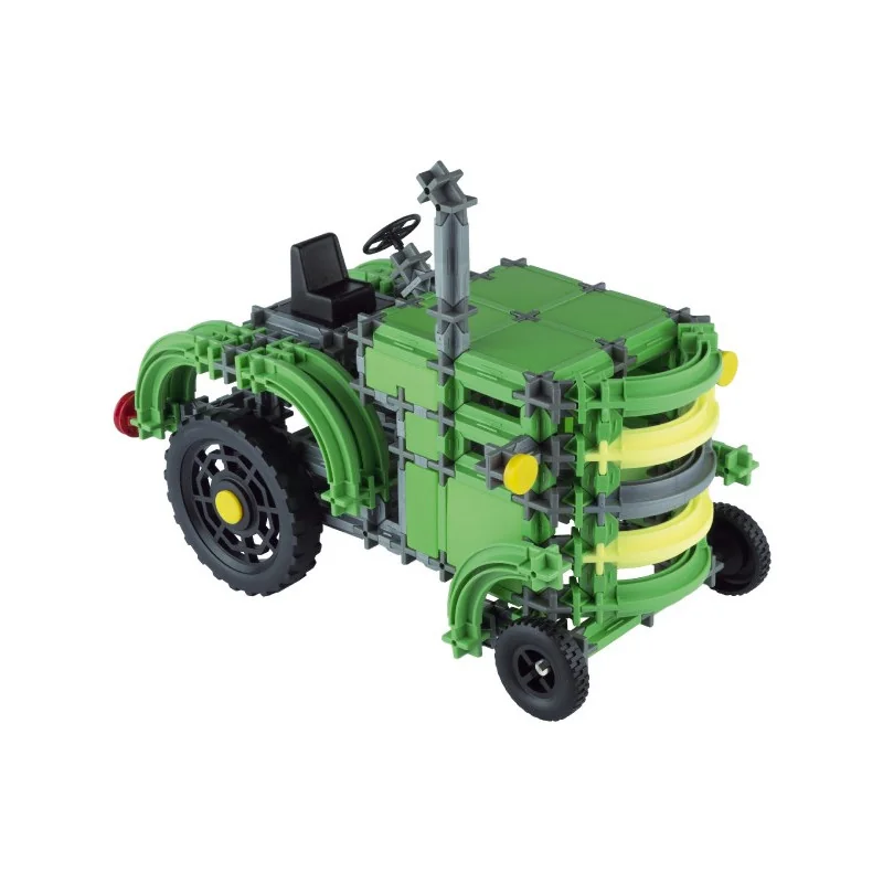 SEVA Stavebnica Seva Doprava Traktor plast 384 dielikov v krabici 35x33x5cm 5+