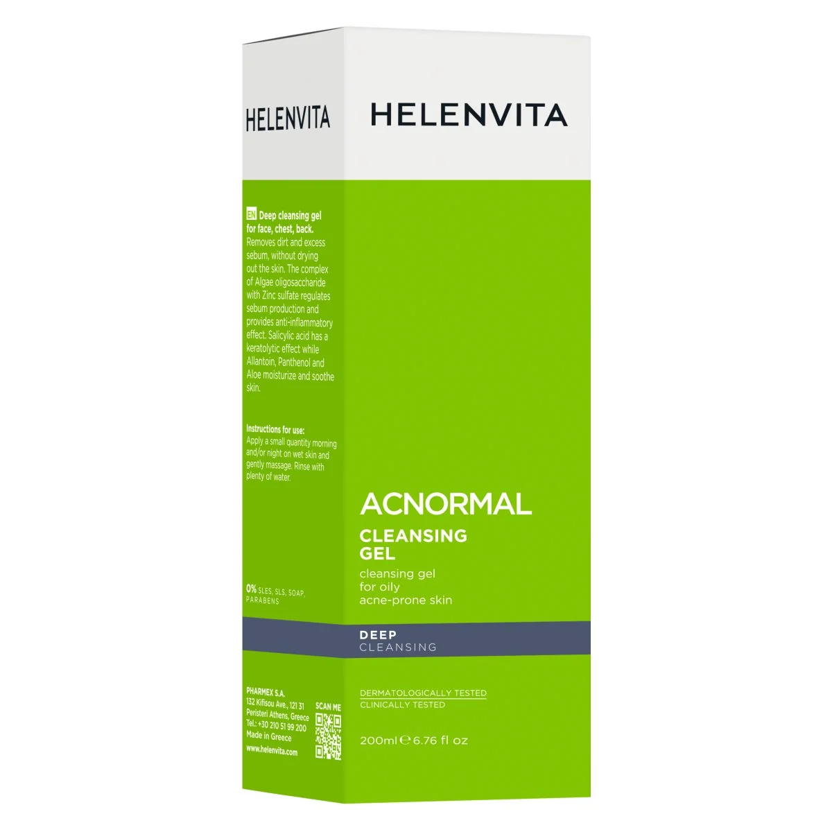 Helenvita Acnormal Čistiaci gél na pleť 200 ml pleť so sklonom k akné
