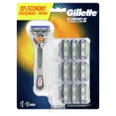 Gillette Fusion Proglide Strojček + 10 hlavíc
