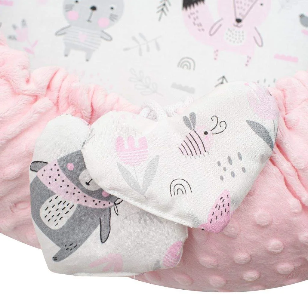 Luxusné hniezdočko s vankúšikom a perinkou New Baby z Minky